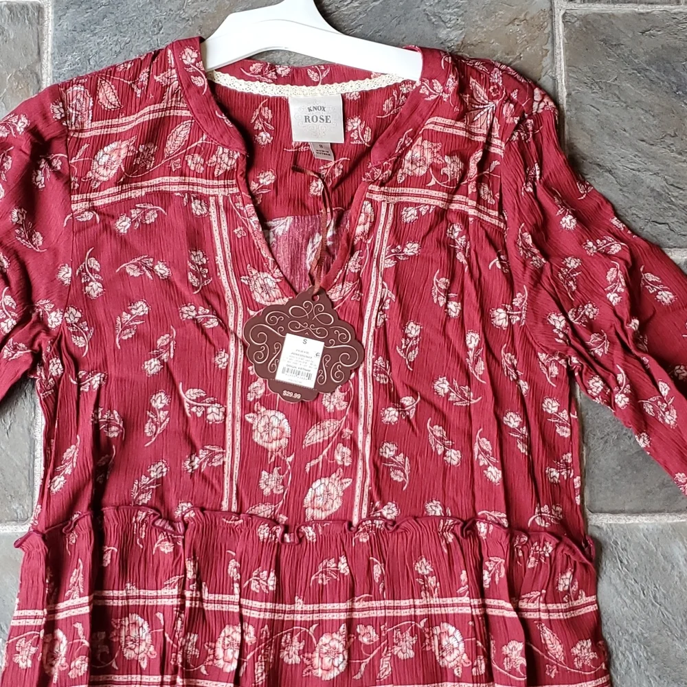 Knox Rose Red/Brick Dress - Picture 2 of 2